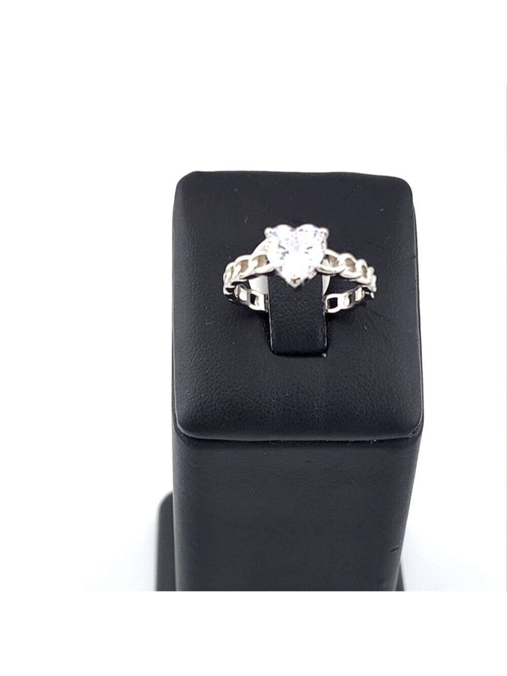 Heart Gemstone Ring – 925 Sterling Silver | Promise Ring | New with Tags